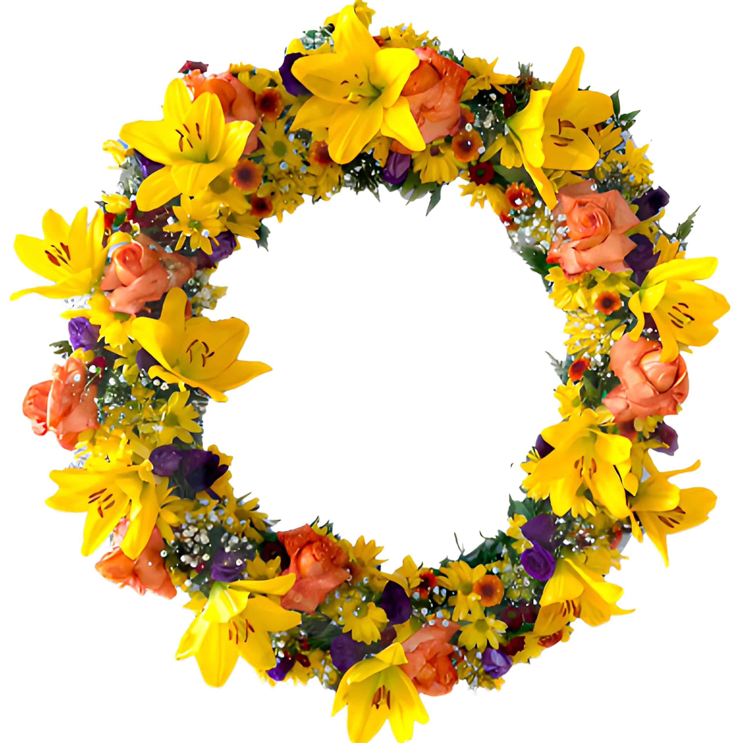 Arco de flores Premium Ouro