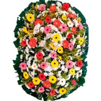 Coroa de Flores Platina B